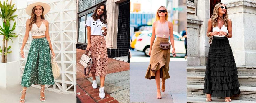 Looks para noches de verano en España 4 mujeres