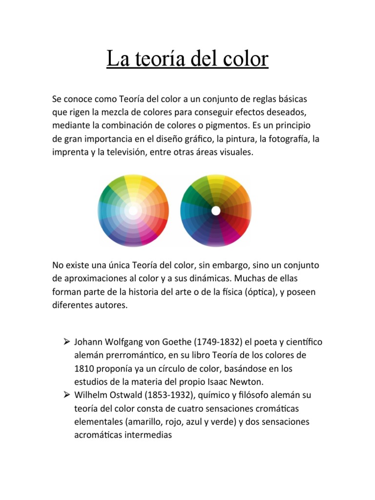 Comprendiendo la Teoría del Color
